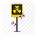 Radioactive Caution Nuclear Sign Nuclear Symbol Icon