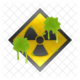 Radioactive caution  Icon