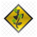 Radioactive Caution Nuclear Sign Radioactive Symbol Icon