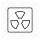 Radioactive Danger Icon Medicine Icon
