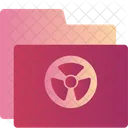 Radioactive Folder  Icon