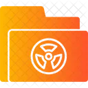 Radioactive Folder  Icon