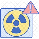 방사능 위험 방사선 핵무기 아이콘
