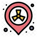 Radioactive Location  Icon