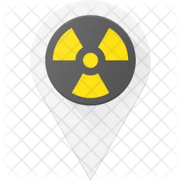 Radioactive location  Icon