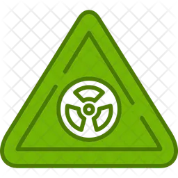 Radioactive sign  Icon