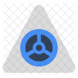 Radioactive Sign  Icon