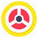 Radioactive Sign Radioactive Symbol Nuclear Sign Icon