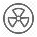 Radioactive sign  Icon
