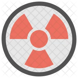 Radioactive Symbol  Icon