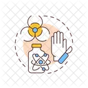 Radioactive waste  Icon