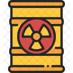 Radioactive waste  Icon