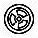 Radioactivite Chimique Toxique Icône