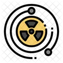 Radioactivity Radiation Area Cesium Icon