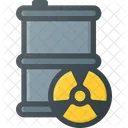 Radiactivo Nuclear Barril Icono