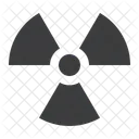 Radiactivo Nuclear Advertencia Icono