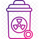 Radiactivo Nuclear Radiacion Icono