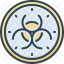 Radiactivo Nuclear Radiacion Icono