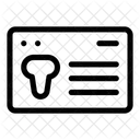 Radiografia Relatorio De Dentes Relatorio De Dente Ícone