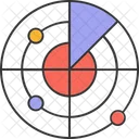 Radiolocalizacao Radar Cosmico Localizacao De Direcao Ícone