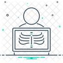 Radiologia Diagnostico Rayos X Icono