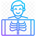 Radiologie Rontgen Knochen Symbol