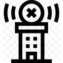 Radiosender Antenne Anziehen Symbol