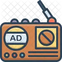 Radiowerbung Radio Werbung Symbol