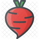 Radish Vegetable Health Icon