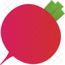 Radish Food Healthy Icon