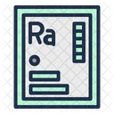 Radium Saurer Regen Nuklear Symbol