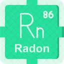 Radon Preodic Table Preodic Elements Icon