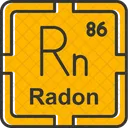 Radon Preodic Table Preodic Elements Icono