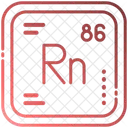 Radonio Quimica Tabela Periodica Ícone
