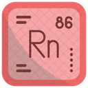 Radonio Quimica Tabela Periodica Ícone