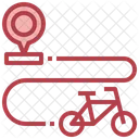 Fahrradweg  Symbol