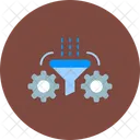 Verfeinerung Ruckstand Produkt Symbol