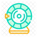 Lottery Wheel Color Icon