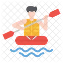 Rafting River Boat Icon