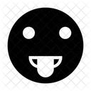 Rausgestreckte Zunge Emoji Symbol