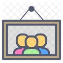 Rahmen Familienfoto Bilderrahmen Symbol