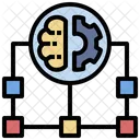 Rahmen Algorithmus Netzwerk Symbol