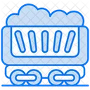 Rail Freight Locomotive Rail Freight Goods Train Icon