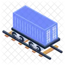 Railway Car Railcar Boxcar Icon