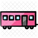 Railroad Car Railway Coach Train Icon