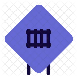 Railroad Crossing  Icon