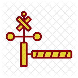 Railroad Crossing  Icon