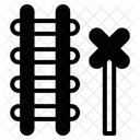 Railroad Crossing Icon