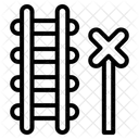 Railroad Crossing Icon