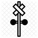 Railroad Crossing Train Barrier Icon